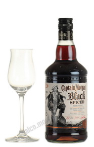 Captain Morgan Black Spiced ром Капитан Морган Черный Пряный